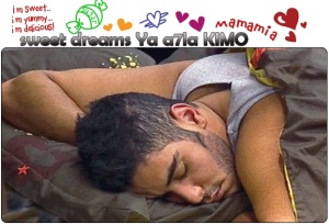 picture of Karim KAMEL from Egypt sleeping in his bed on May 7th 2011 inside the academy