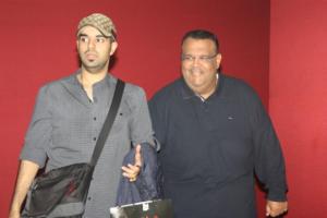 backstage of the prime of star academy 2011 on May 6th 2011 picture of the Khaliji singer Nabil Shoail 1