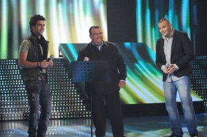 sixth prime of star academy 2011 on May 6th 2011 photo of nabil sho3ail with ahmad and daqdooq