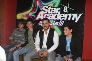 backstage photo at the 7th prime of star academy on May 13th 2011 of Jospef Attieh 2