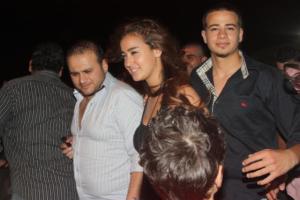 photo from the backstage of the 9th prime of star academy on May 27th 2011 of Nina Abdul Malak 5