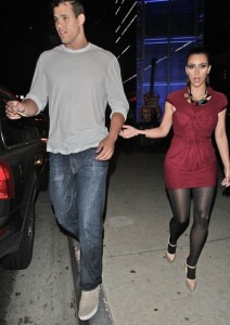 Kim Kardashian seen with Kris Humphries on May 19th 2011 as they were about to enter BOA 3