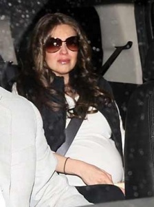 Thalia seen crying as she arrives to her mothers funeral on May 27th 2011 in Mexico 5