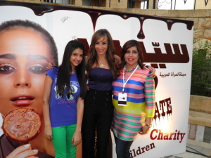 picture from I love Chocolate Children Event Cancer Benifit event of star academy student Maya Ne3meh 3