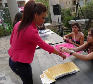 picture from I love Chocolate Children Event Cancer Benifit event of star academy student Nina Abdel Malek 5