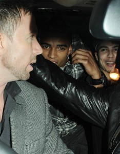 Brahim Zaibat seen leaving the Aura nightclub with Madonna on January 6th 2011 in Mayfair London 3