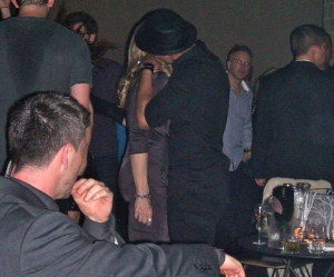 Madonna photo with her boyfriend Brahim Zaibat on February 13th 2011 at the Asphalt Club in Berlin 2