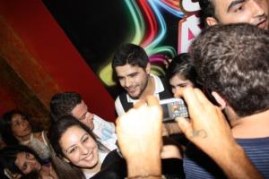 backstage of the 13th prime of staracademy8 on June 24th 2011 photo of Nassif Zeitoun as he arrives to the LBC builfding 5