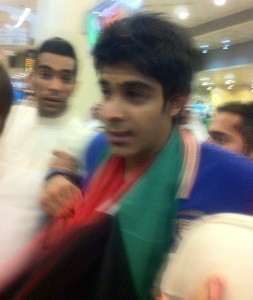 Abdul Salam photo yesterday on June 28th 2011 as he arrives to the Airport in Kuwait 9