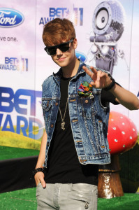 Justin Bieber attends the BET Awards held at the Shrine Auditorium on June 26th 2011 in Los Angeles 1