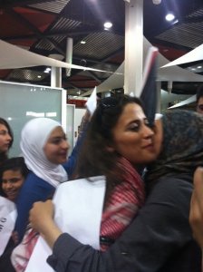 Layan Bazlamit picture on July 3rd 2011 as she arrives to Amman airport in Jordan 22