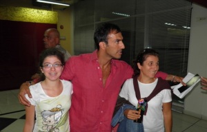 Wadi Abi Raed picture on July 8th 2011 as he arrives to the LBC building for the 15th prime of starac 1