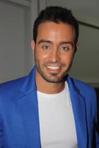 arrival picture of Saed Ramadan to the backstage of staracademy 15th prime on July 10th 2011 at the LBC building 1