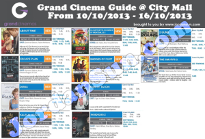 grand cinemas movies on 10 october 2013