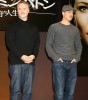 Brad Pitt and director David Fincher at the press conference of The Curious Case of Benjamin movie at Grand Hyatt in Tokyo  Japan