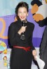 Maggie Gyllenhaal at Fisher-Price stores at Central Park Zoo yesterday, in New York City