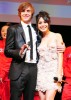 Zac Efron and Vanessa Hudgens during the High School Musical 3 Senior Year premiere at Shinagawa Stellar Ball at the Prince Hotel on January 28th 2009, in Tokyo, Japan