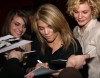 AnnaLynne McCord outside surrounded by fans at the launch event for the  Xbox 360 and Playstation3  Afro Samurai  at the Geisha House on Tuesday January 27th in Los Angeles