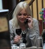 Anna Faris eating lunch with her boyfriend in Hollywood yesterday