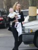 Nicole Kidman and her baby daughter Sunday Rose head towards the doctor's office for a checkup on January 9th 2009