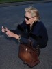 Sharon Stone seen yesterday on the streets of Beverly Hills while trying to figure out how to use her mobile phone on the 28th of January 2009