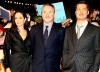 Brad Pitt with Angelina Jolie and director David Fincher