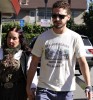 Shia LaBeouf with his mom in Los Angeles, California on January 28th, 2009