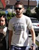 Shia LaBeouf with his mom in Los Angeles, California on January 28th, 2009