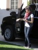 Jessica Alba goes to a residence in Hancock Park for acting classes in Los Angeles, California on the 30th of January 2009