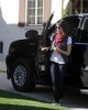 Jessica Alba goes to a residence in Hancock Park for acting classes in Los Angeles, California on the 30th of January 2009