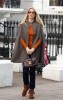 Claudia Schiffer on her way home after taking her children to school, in London, England on the 30th of January 2009