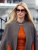 Claudia Schiffer on her way home after taking her children to school, in London, England on the 30th of January 2009