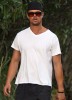 Josh Duhamel working out in Brentwood, Los Angeles on Saturday afternoon, 30th January 2009