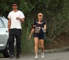 Fergie and Josh Duhamel spotted walking near their home in Brentwood, Los Angeles on Saturday afternoon, 30th January 2009