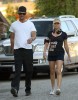 Fergie and Josh Duhamel spotted walking near their home in Brentwood, Los Angeles on Saturday afternoon, 30th January 2009