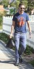 Shia LaBeouf walkimg back home after shopping at the local convenience store in Los Angeles on January 28th 2009