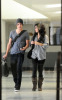 Zac Efron and Vanessa Hudgens arrival at LAX Airport on 30th of January 2009