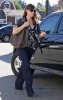 Jennifer Garner seen leaving the Le Pain Quotidien in Brentwood, California on January 31st,  2009