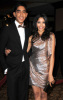 Freida Pinto with Dev Patel at the 61st Annual DGA Awards held at the Hyatt Regency Century Plaza   Press Room in Los Angeles, California on the 31st of January, 2009