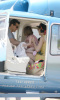 Katie Holmes and Tom Cruise with Suri in Brazil