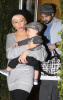 Christina Aguilera with Jordan Bratman and their son Max Liron