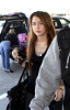 Miley Cyrus at LAX International Airport yesterday, February 1st, 2009