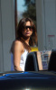 Ashley Tisdale at a local gas station in Los Angeles, California