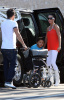 Katie Price and Peter Andre took their son Harvey to the Junior Blind of America School in Culver City