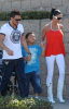 Katie Price and Peter Andre took their son Harvey to the Junior Blind of America School in Culver City