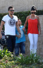 Katie Price and Peter Andre took their son Harvey to the Junior Blind of America School in Culver City