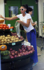 Katie Price shopping for groceries at Pacific Coast Greens in Los Angeles, California