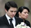 Alison King Liam Connor  Rob James Collier  is supported by his business partner Carla Connor  Alison King  at the funeral of his stillborn child