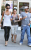 Katie Price with  Peter Andre and her sister Sophie shopping at Babies R Us in Los Angeles on 3rd of February 2009