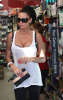 Katie Price shops at Babies R Us in Los Angeles on 3rd of February 2009